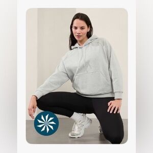 Athleta NWT Easy Fleece Hoodie Sweatshirt, XXS